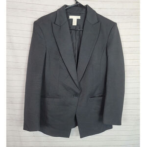 H&M OVERSIZE BLACK BLAZER, SZ XS